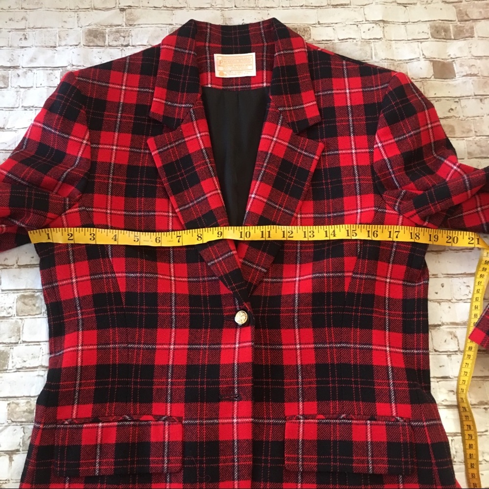 Pendleton Virgin Wool Button Front Coat Size 6 - image 8